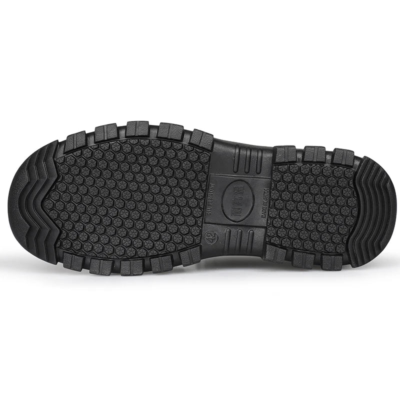 S3 Veiligheidsschoenen voor Heren – Anti-schok, Anti-perforatie, Antislip, Antistatisch, Waterdichte Werklaarzen met Stalen Neus – Onverwoestbaar